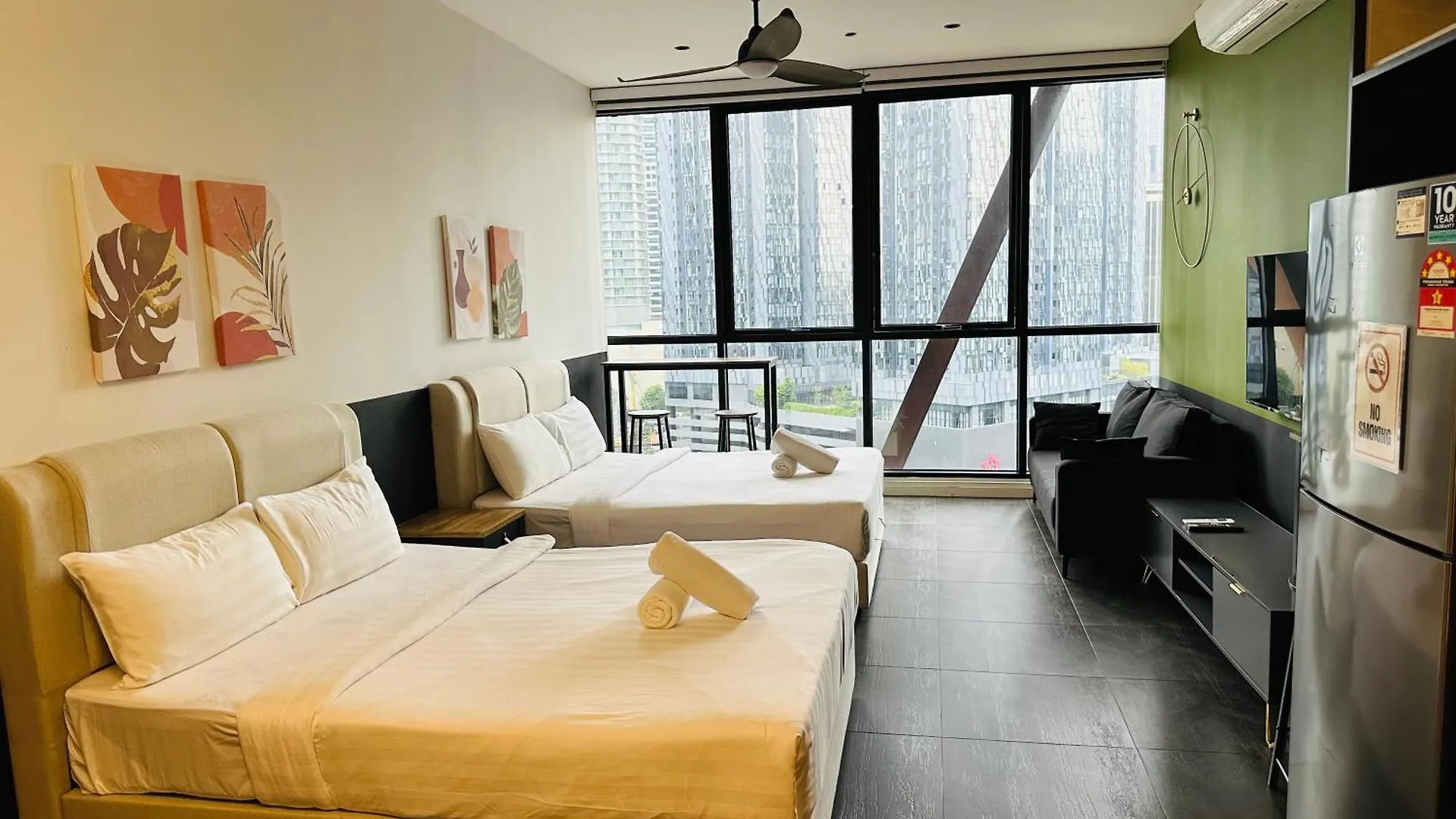 公寓 Scarletz Suites Klcc Kuala Lumpur By Okidoki Homes